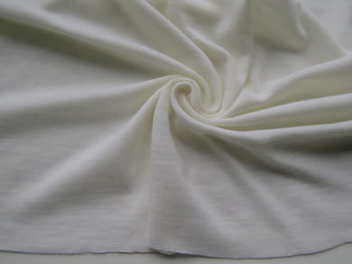 1m Devonshire Cream Rib Knit 100% Merino Wool 175g 138cm wide- precut as last metre left