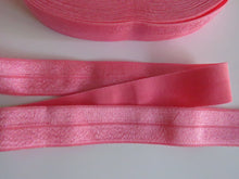 Load image into Gallery viewer, 4.5m Mid pink 20mm Fold over elastic FOE elastic Foldover