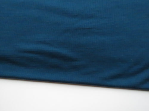 SALE 25% off as slight reduced width- 1m Brewston Dark teal 75% Merino Polyester 230g Knit- selvage flaw - precut length