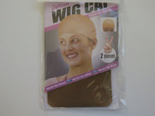 Load image into Gallery viewer, 1 Pack comprising 2 wig caps in Natural brown.