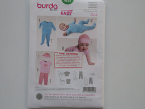 Burda Kids 9423- Baby toddler leggings ,hoodie pattern- use our merino