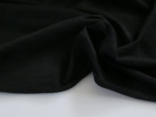 Load image into Gallery viewer, 35cm Catalonia Black 85% merino 15% core spun nylon 120g jersey knit -160cm