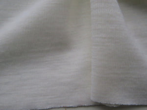 1.1m Devonshire Cream Rib Knit 100% Merino Wool 175g 138cm wide