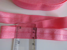 Load image into Gallery viewer, 4.5m Mid pink 20mm Fold over elastic FOE elastic Foldover