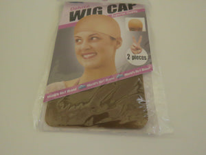 1 Pack comprising 2 wig caps in Natural brown.