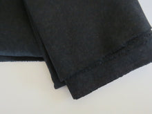 Load image into Gallery viewer, 3m Charcoal Grey 80% wool 20% polyester melton coat fabric.-precut as longest piece left.
