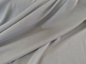 1.5m Toledo Pale grey 87% merino 13% core spun nylon jersey knit 162cm