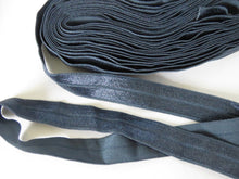 Load image into Gallery viewer, 2.7m Navy blue 15mm fold over elastic foldover foe