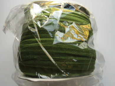 150 Yard / 136.5m Roll military Green Fold Over Elastic FOE  20mm wide