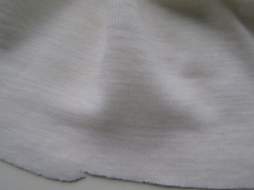 1.1m Devonshire Cream Rib Knit 100% Merino Wool 175g 138cm wide