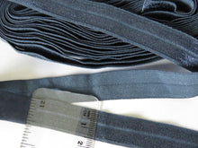 Load image into Gallery viewer, 2.7m Navy blue 15mm fold over elastic foldover foe