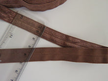 Load image into Gallery viewer, 5m Light Chocolate Brown Fold over elastic foldover FOE 15mm