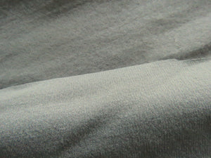 Sale- 50% off 2m Judge grey brushed back sweatshirt fabric 38% merino 54% polyester 8% elastane 285g- has dye flaw