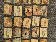 Load image into Gallery viewer, 10 Postage Stamp Paris Floral Vintage Theme 2 holes 35 x 30mm