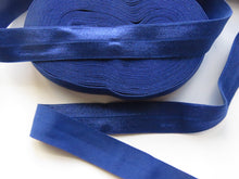 Load image into Gallery viewer, 8.7m Royal Blue 20mm Fold over elastic FOE elastic Foldover