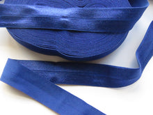 Load image into Gallery viewer, 8.7m Royal Blue 20mm Fold over elastic FOE elastic Foldover