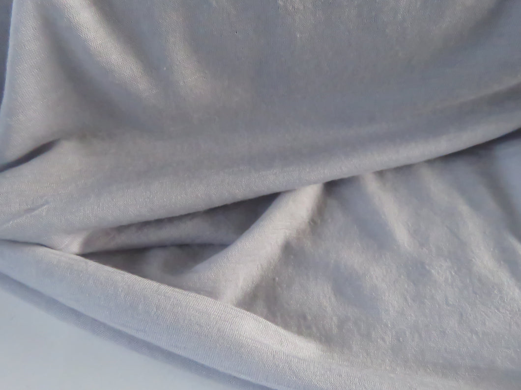 2m Silver Marlin Grey 100% merino jersey knit 170g 170cm wide- precut