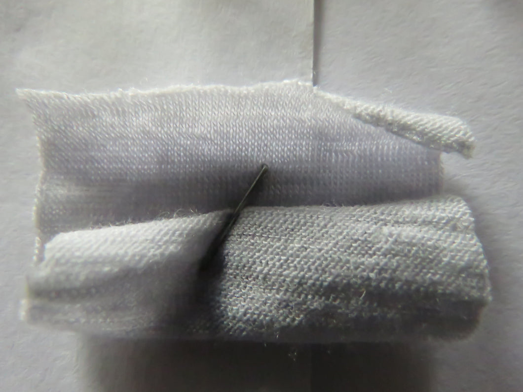 1.3m Silver Marlin Grey 100% merino jersey knit 170g 170cm wide
