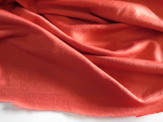 1m Burnt Orange 44% merino 43% tencel 13% nylon 150g jersey knit