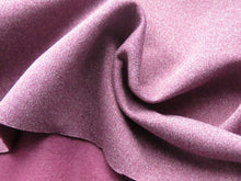 Load image into Gallery viewer, 2m Emeline Plum 38% merino 54% polyester 8% elastane brushed sweatshirting 285g- precut piece