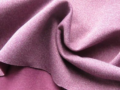 62cm Emeline Plum 38% merino 54% polyester 8% elastane brushed sweatshirting 285g- precut