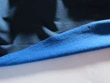 Load image into Gallery viewer, Save 50% - 1.5m Brayford Blue 38% merino 54% polyester 8% elastane brushed sweatshirt- has dye flaw