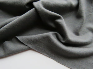 1.66m Hewson Grey 100% merino wool jersey knit 200g
