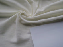 Load image into Gallery viewer, 1.1m Devonshire Cream Rib Knit 100% Merino Wool 175g 138cm wide