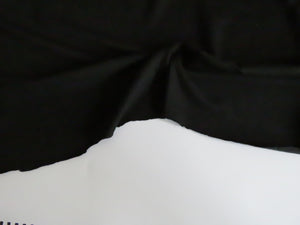 60cm L x 140cm W offcut  MistiqueBlack 190g 100% merino jersey knit 170cm wide- extra wide width