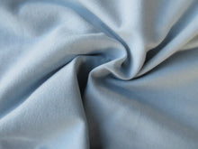 Load image into Gallery viewer, 1m Baby Blue 95% Organic cotton sweatshirt terry back fabric 150cm