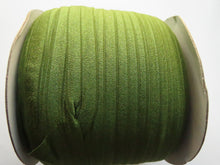 Load image into Gallery viewer, 150 Yard / 136.5m Roll military Green Fold Over Elastic FOE  20mm wide