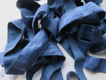 Load image into Gallery viewer, 4.4m Navy WIDER 25mm fold over elastic FOE foldover elastic