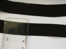 Load image into Gallery viewer, 10m Black Matte Fold over elastic FOE FOldover elastic 20mm