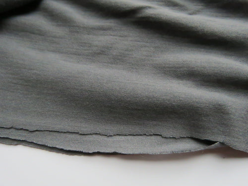 62cm Hewson Grey 100% merino wool jersey knit 200g- precut