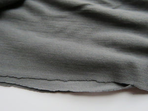 1.5m Hewson Grey 100% merino wool jersey knit 200g 150cm