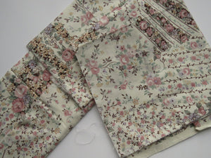 2 pieces Cathrine's Calico's 100% cotton print 52 x 45xm and 38 x 48cm