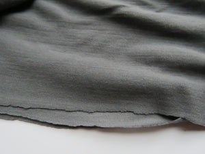 1.5m Hewson Grey 100% merino wool jersey knit 200g- precut pieces
