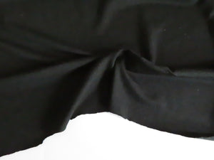 60cm L x 140cm W offcut  MistiqueBlack 190g 100% merino jersey knit 170cm wide- extra wide width