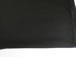60cm L x 140cm W offcut  MistiqueBlack 190g 100% merino jersey knit 170cm wide- extra wide width