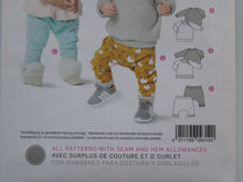 Load image into Gallery viewer, Burda Kids 9312- Baby toddler leggings ,hoodie pattern- use our merino