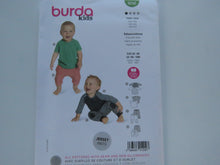 Load image into Gallery viewer, Burda 9246 Baby Toddler Tshirt, top and pants- use our merino fabric