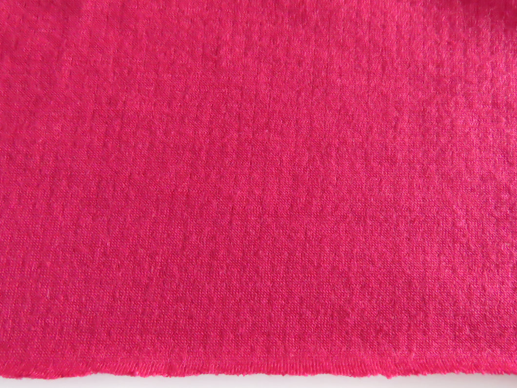 1.5m Darkest Raspberry 75% merino 25% polyester textured jersey knit 230g