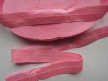 Load image into Gallery viewer, 5m Geranium Pink 20mm Fold over elastic FOE foldover elastic