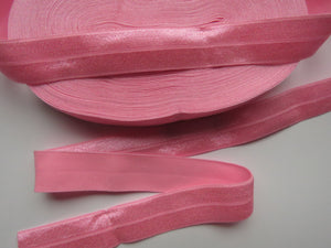5m Geranium Pink 20mm Fold over elastic FOE foldover elastic