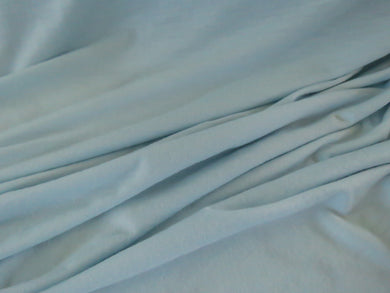 1.3m Madrid Pale Blue 85% merino 15% core spun nylon 120g jersey knit -165cm- precut