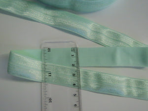 5m Pastel Green 20mm Fold over elastic FOE elastic Foldover