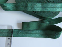 Load image into Gallery viewer, 9.3m Forest Green 15mm fold over elastic foldover FOE