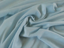 Load image into Gallery viewer, 1.3m Madrid Pale Blue 85% merino 15% core spun nylon 120g jersey knit -165cm- precut
