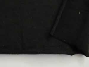 35cm Catalonia Black 85% merino 15% core spun nylon 120g jersey knit -160cm