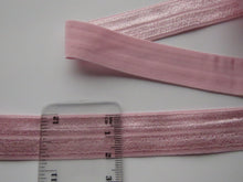 Load image into Gallery viewer, 1m Rose Pink 20mm Fold over elastic FOE elastic